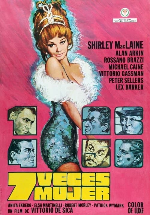 Póster de Siete veces mujer