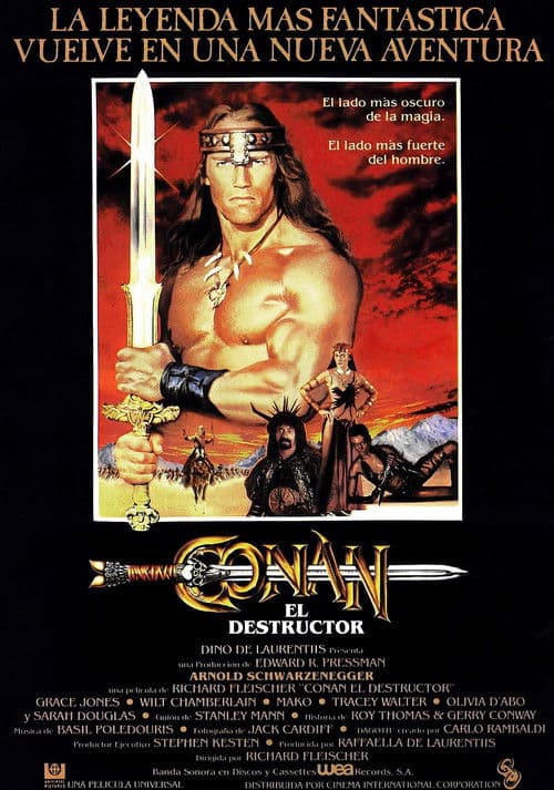 Póster de Conan, el destructor