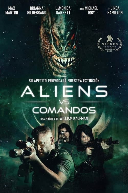 Póster de Aliens vs. comandos